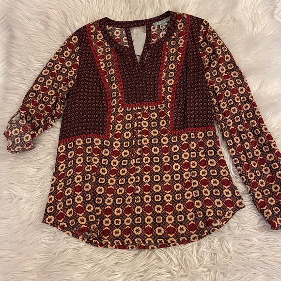 NWT | Daniel Rainn | Patterned blouse - Picture 2 of 13